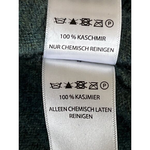 Nanette Lepore Women's Sz Small Green 2-Ply 100% Cashmere Pullover Sweater - Picture 6 of 9